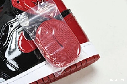 “BRED AIR HIGH PATENT” OG JORDAN 1 0802